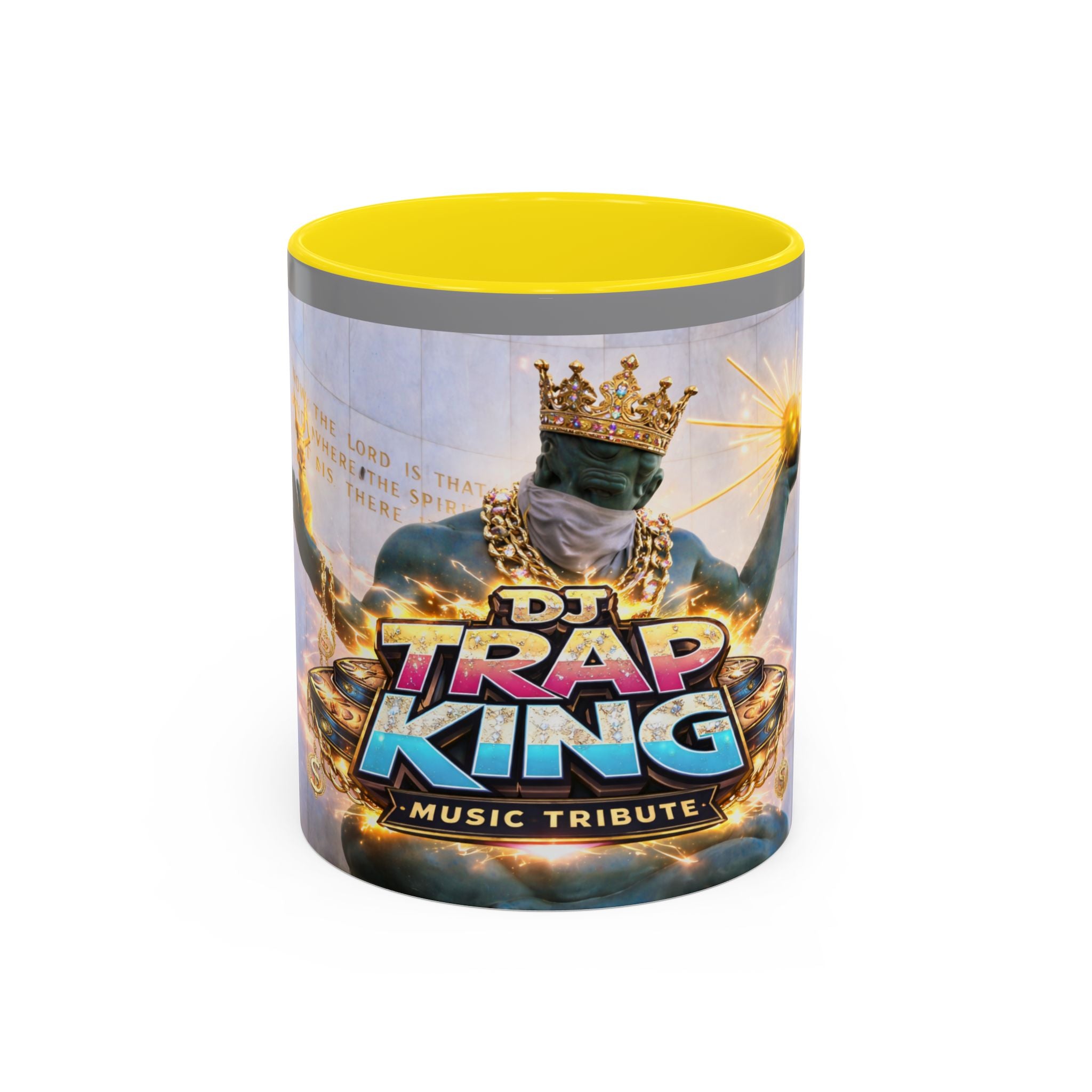Trap King Coffee Mug – DJ Trap King Music Tribute Accent Mug (11/15oz)