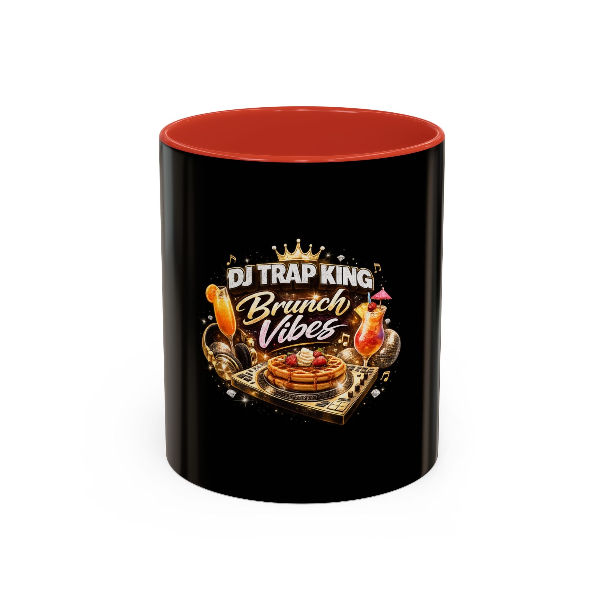 Coffee Mug - DJ Trap King Brunch Vibes Accent Mug (11/15oz)