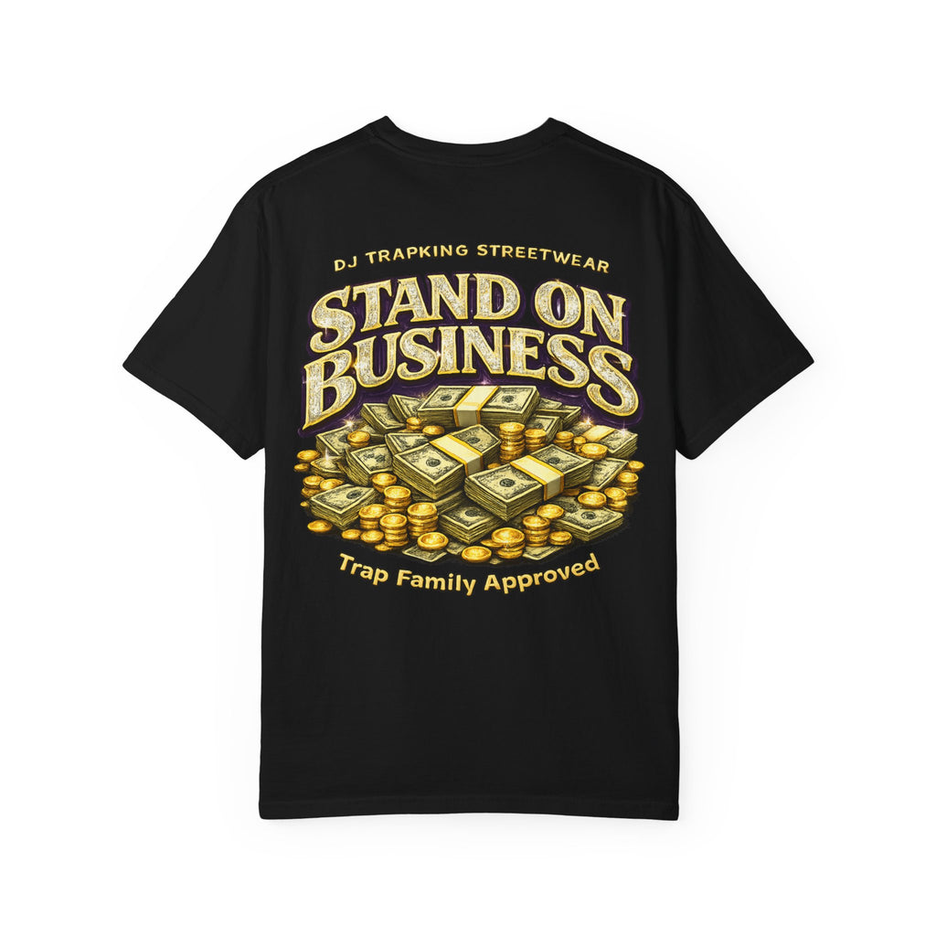 T-Shirt — "Roller Money / Stand On Business" Graphic Tee