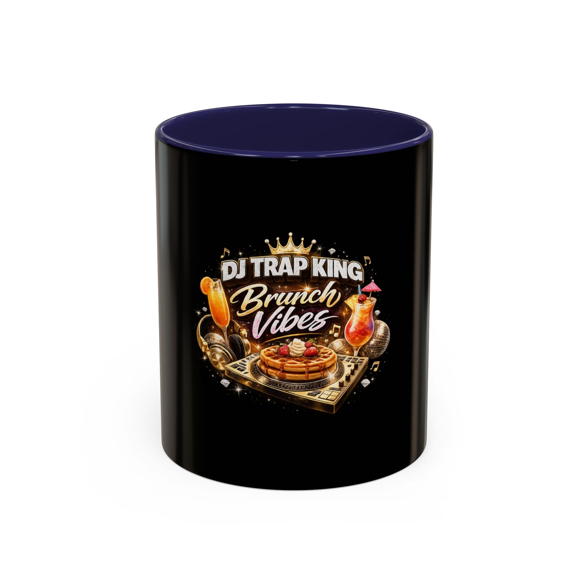 Coffee Mug - DJ Trap King Brunch Vibes Accent Mug (11/15oz)