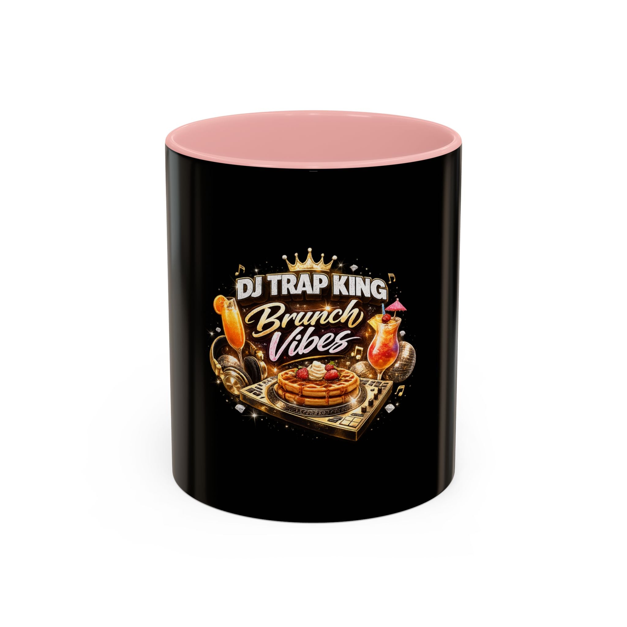 Coffee Mug - DJ Trap King Brunch Vibes Accent Mug (11/15oz)