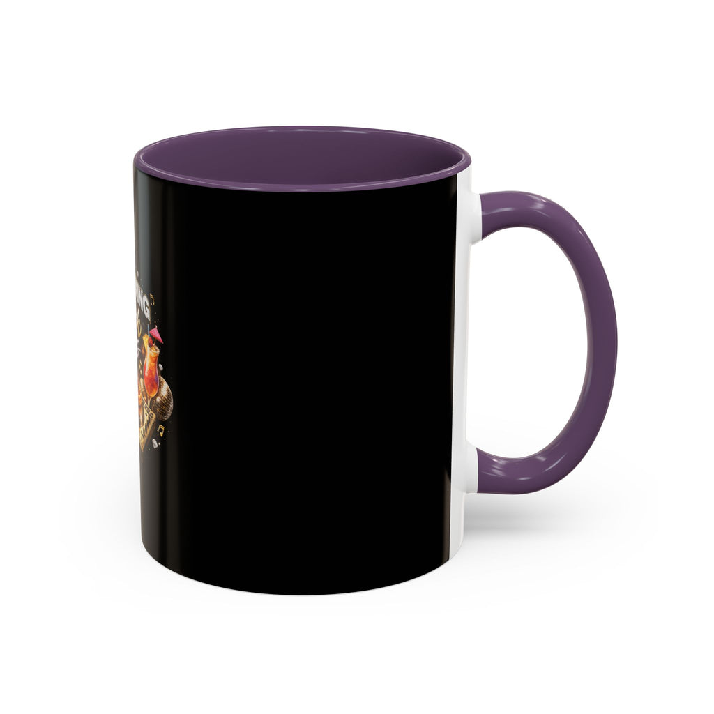 Coffee Mug - DJ Trap King Brunch Vibes Accent Mug (11/15oz)