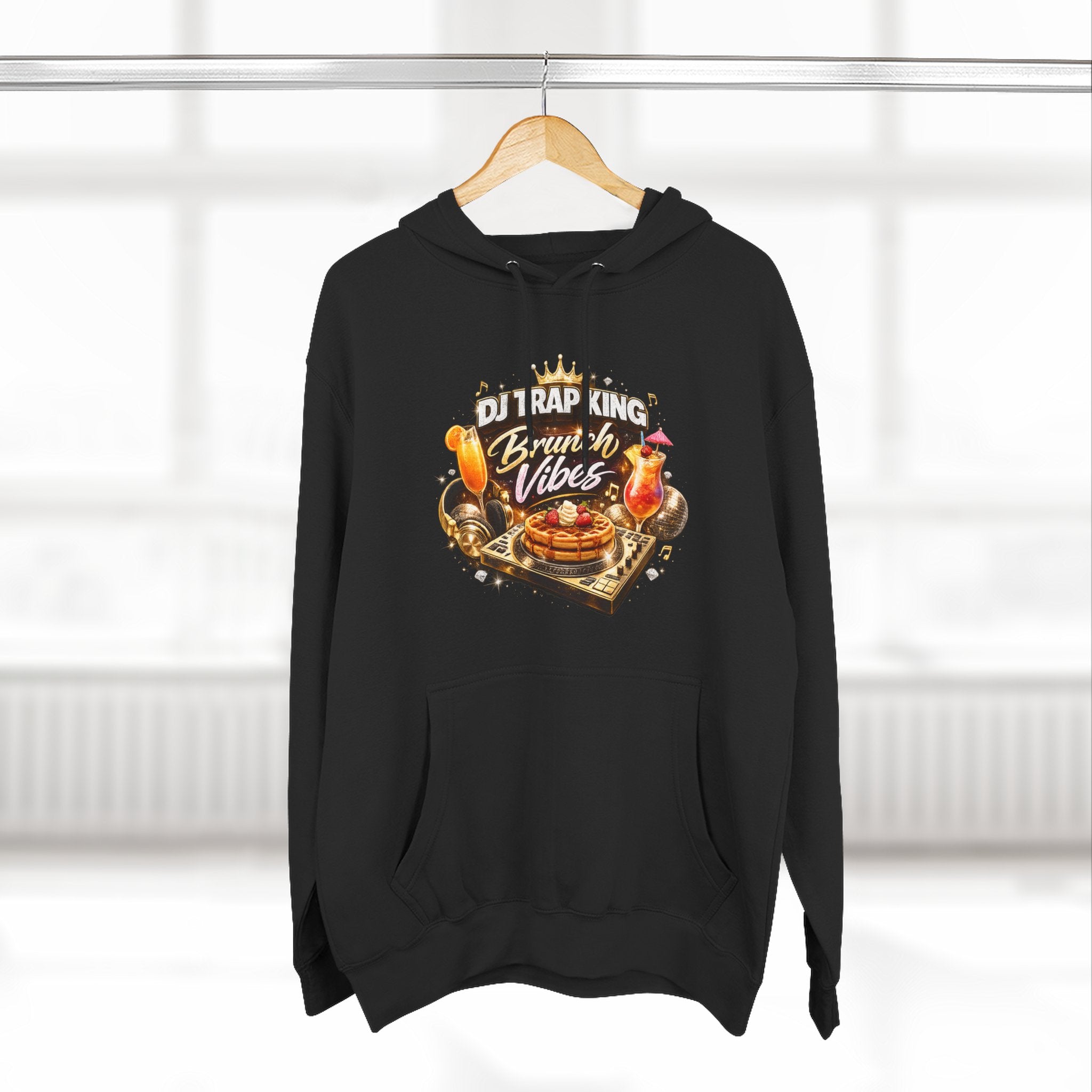 Detroit 313 Hoodie — "What Up Doe" West Side Brunch Vibes Fleece Hoodie