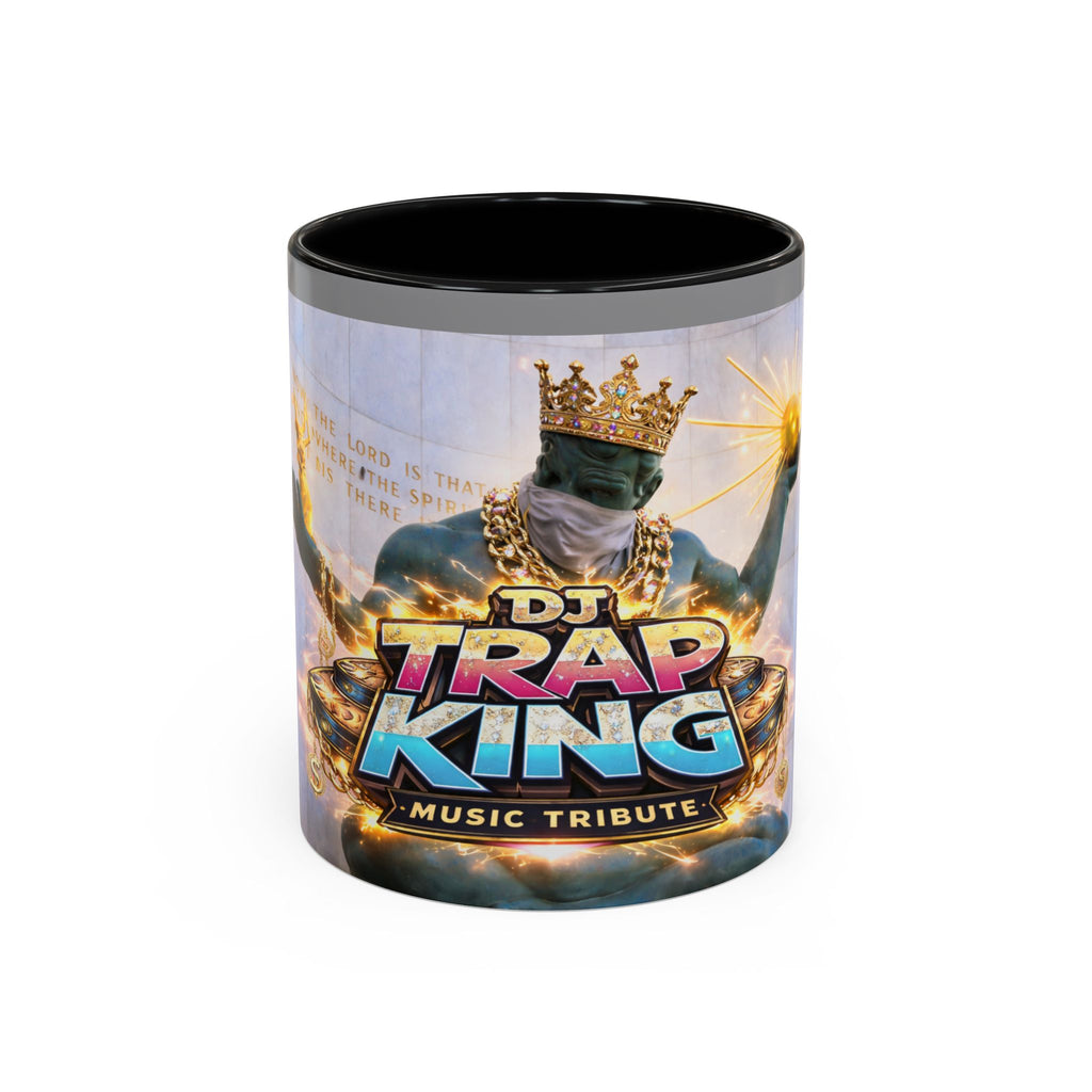 Trap King Coffee Mug – DJ Trap King Music Tribute Accent Mug (11/15oz)