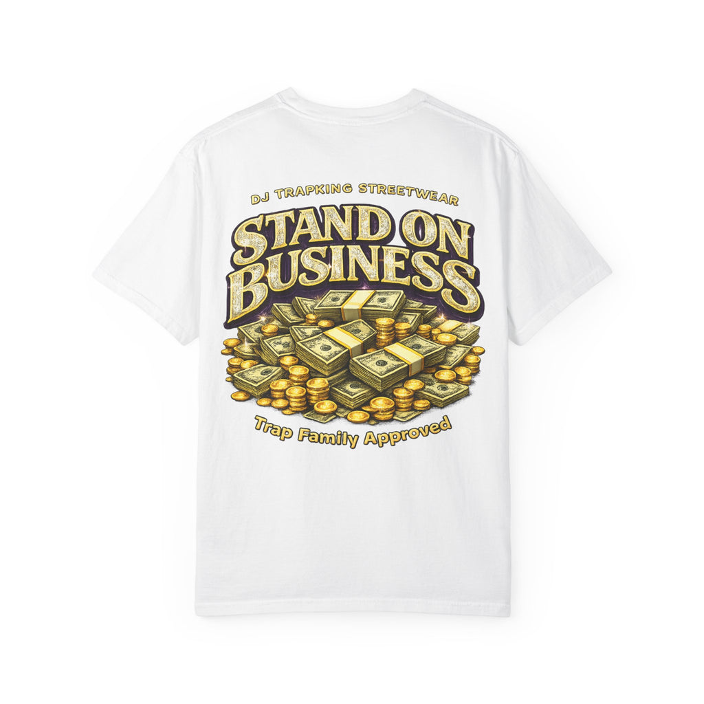T-Shirt — "Roller Money / Stand On Business" Graphic Tee