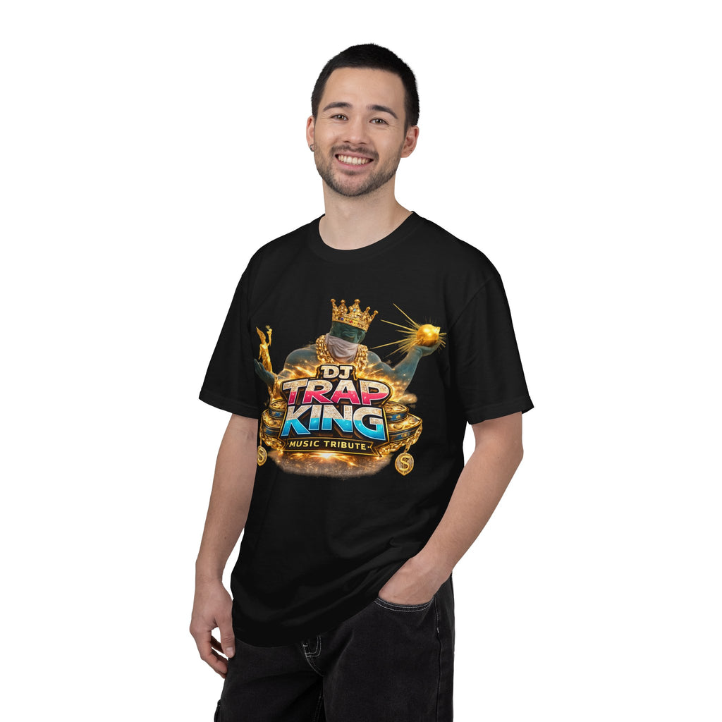 Trap King Graphic T‑Shirt — "Trap King Dope Vibes" & 313 Detroit Money Design
