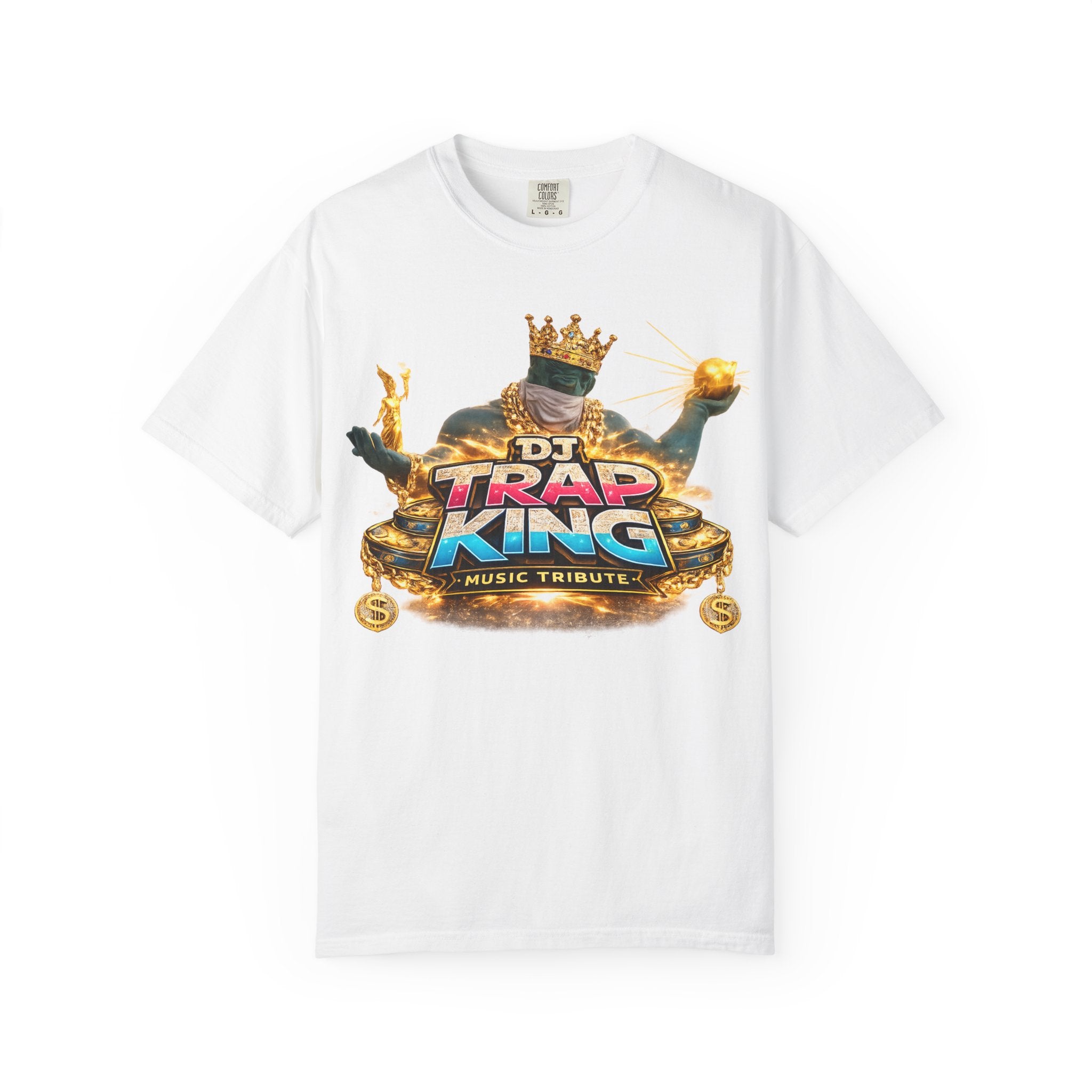 Trap King Graphic T‑Shirt — "Trap King Dope Vibes" & 313 Detroit Money Design