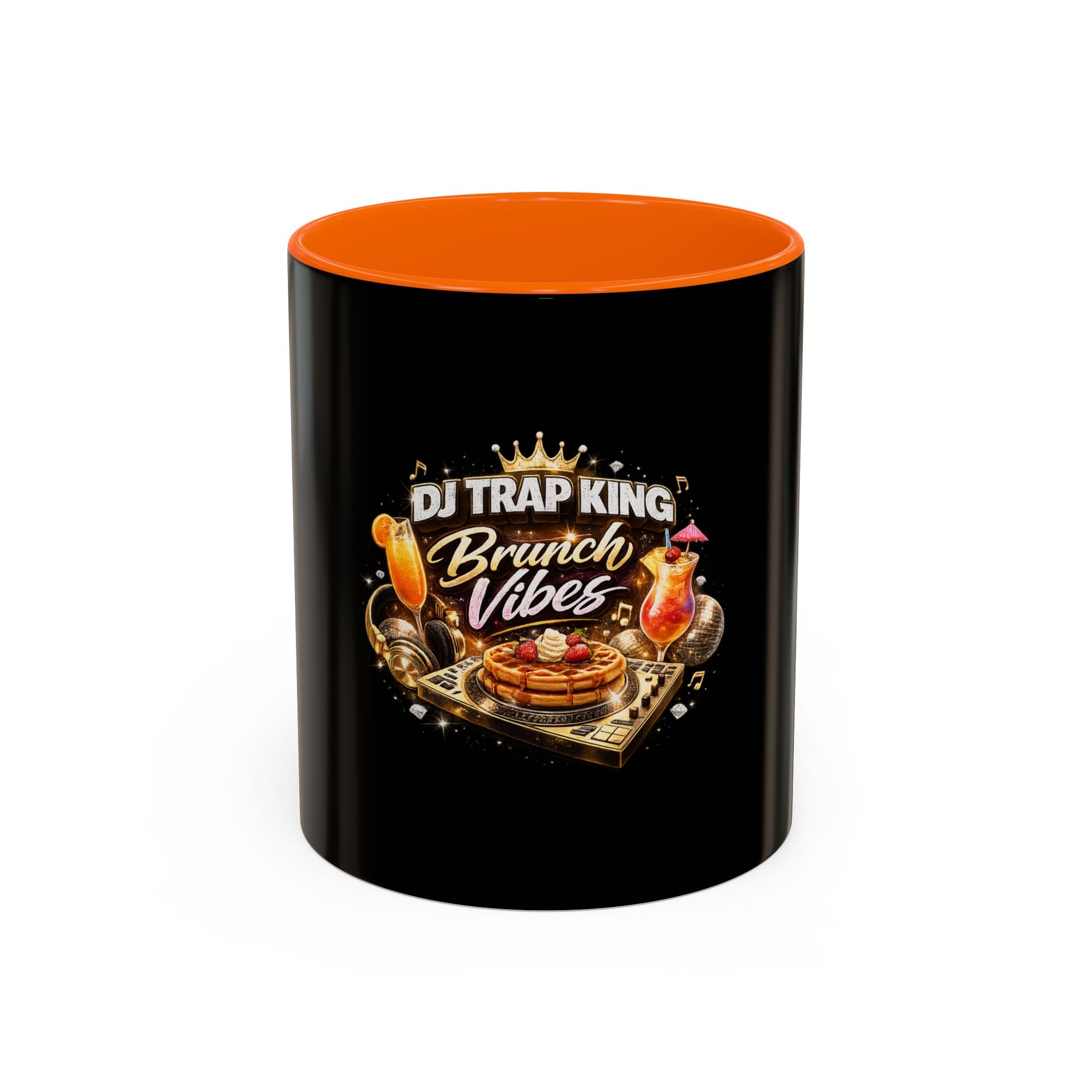 Coffee Mug - DJ Trap King Brunch Vibes Accent Mug (11/15oz)