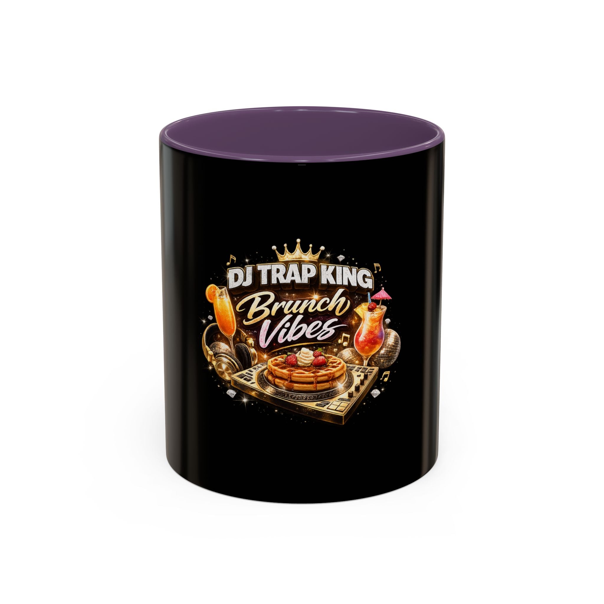Coffee Mug - DJ Trap King Brunch Vibes Accent Mug (11/15oz)