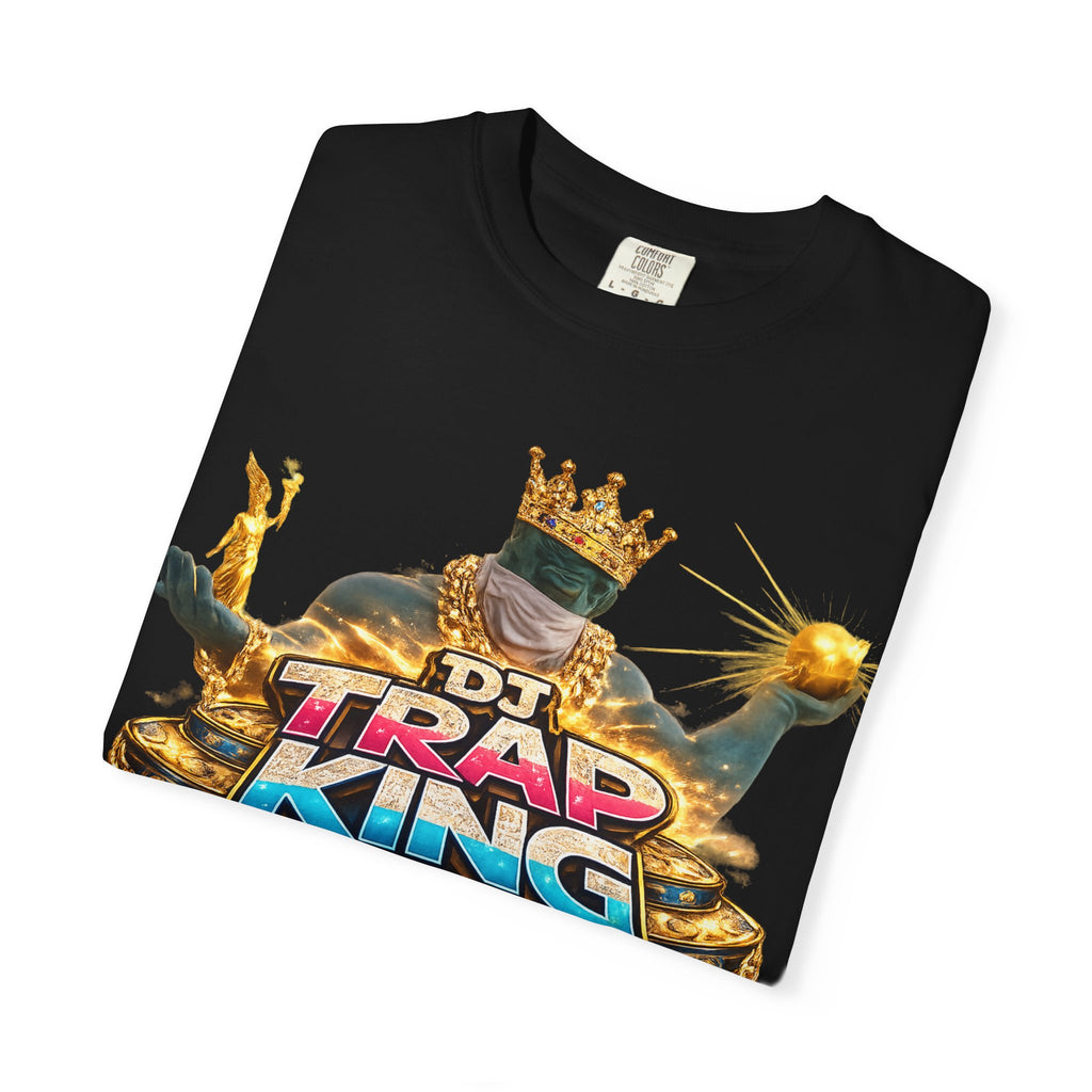Trap King Graphic T‑Shirt — "Trap King Dope Vibes" & 313 Detroit Money Design