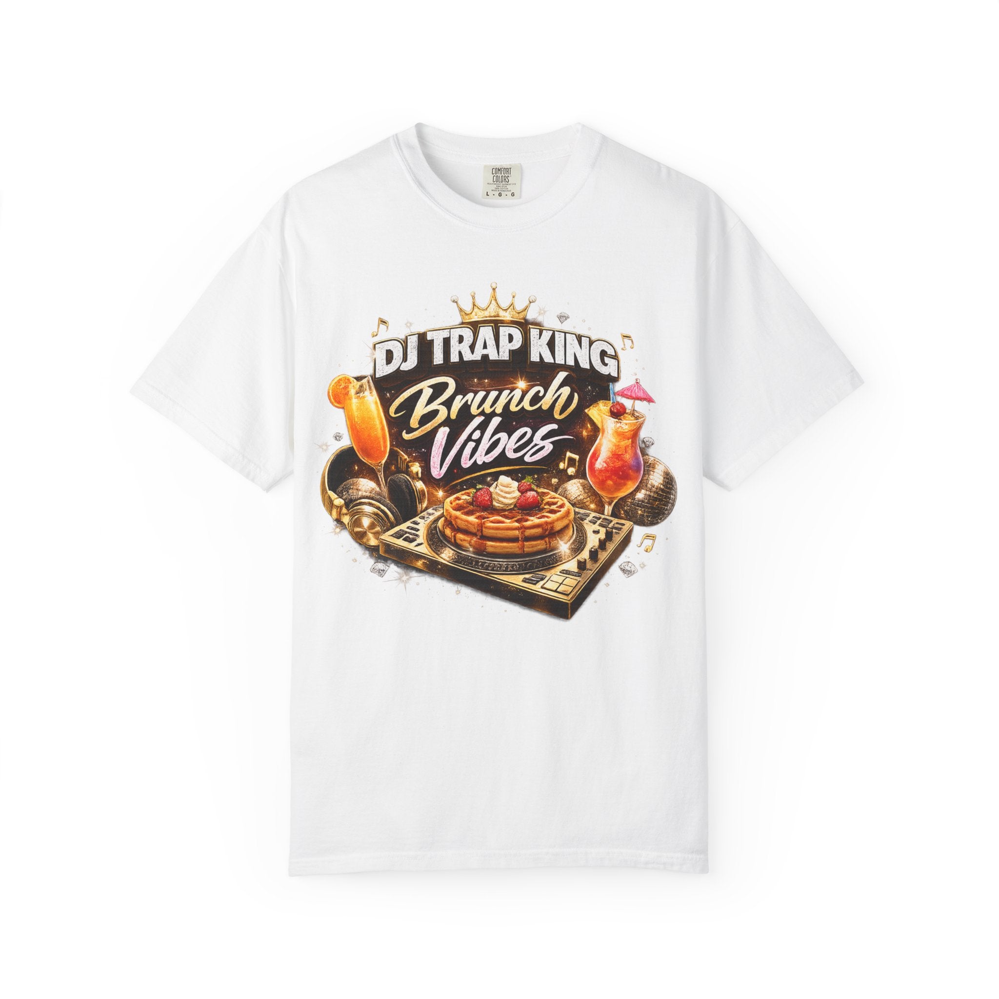 DJ Trap King Brunch Vibes T-Shirt — What Up Doe 313 Detroit Tee