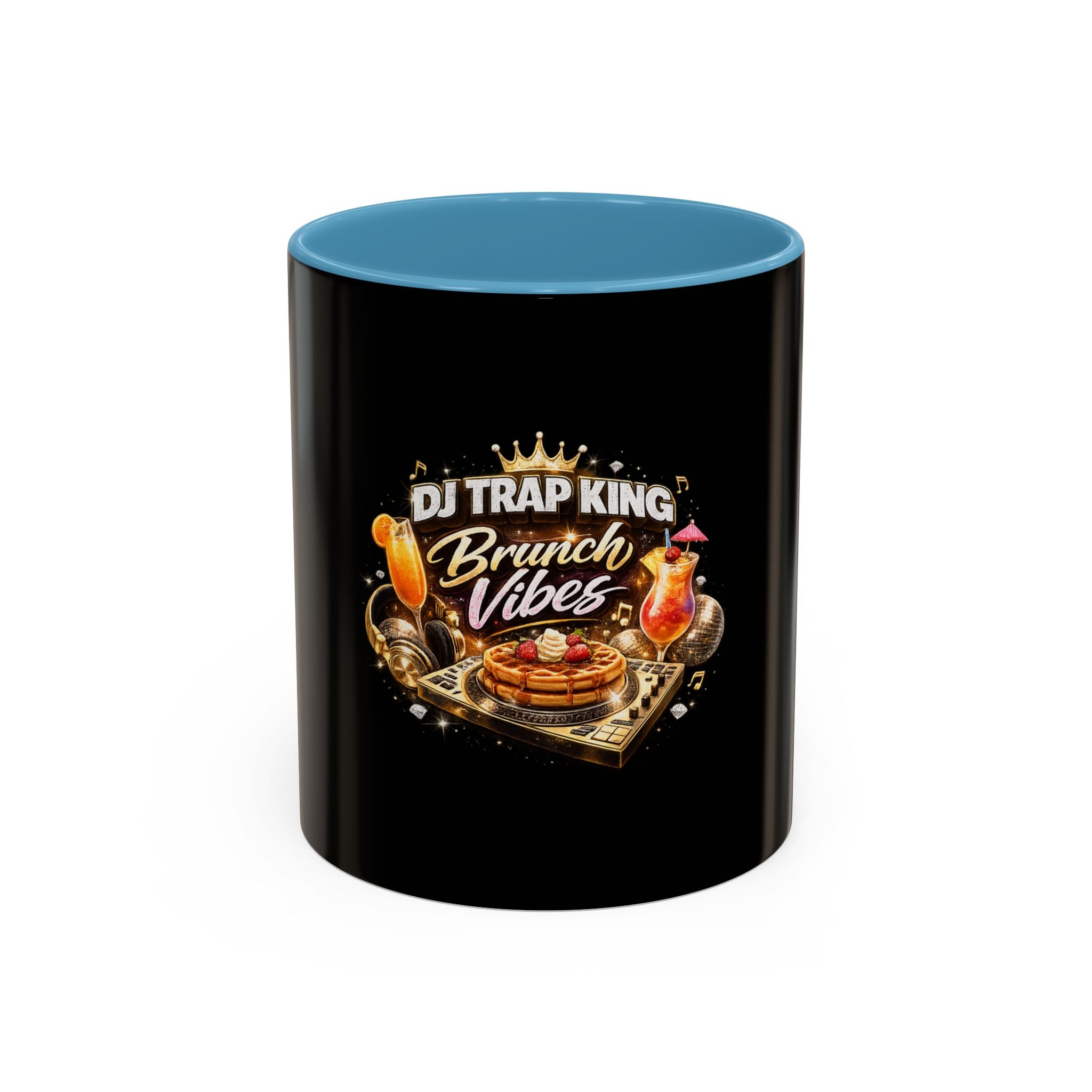 Coffee Mug - DJ Trap King Brunch Vibes Accent Mug (11/15oz)