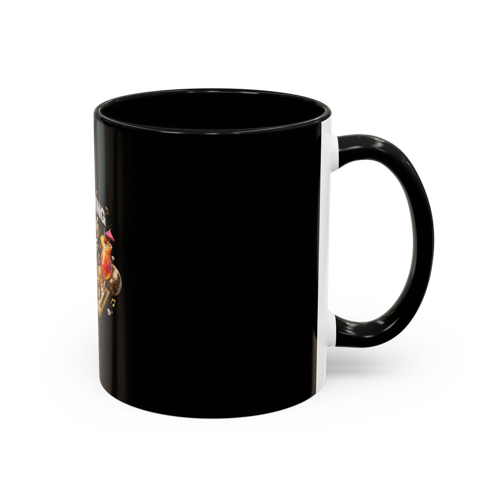 Coffee Mug - DJ Trap King Brunch Vibes Accent Mug (11/15oz)