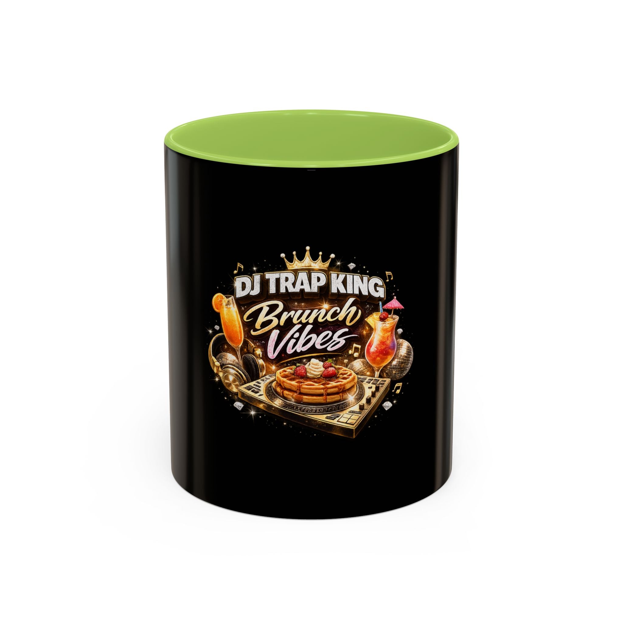 Coffee Mug - DJ Trap King Brunch Vibes Accent Mug (11/15oz)