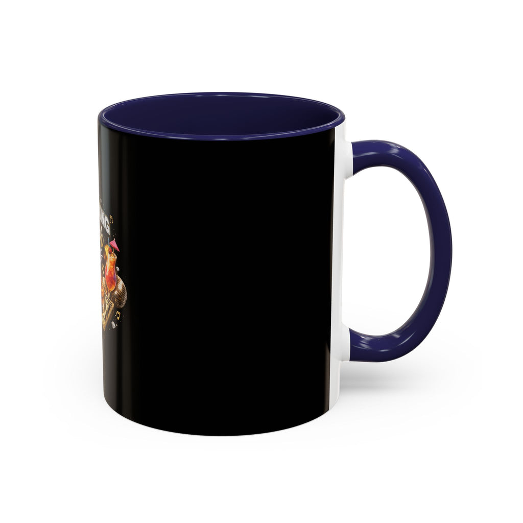 Coffee Mug - DJ Trap King Brunch Vibes Accent Mug (11/15oz)